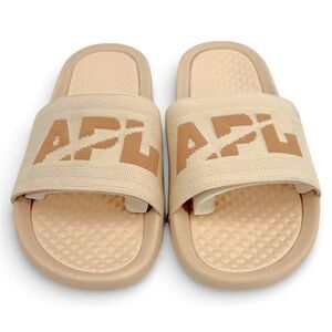 NEW APL Men's Big Logo TechLoom Slide Warm Silk/Caramel Size 8